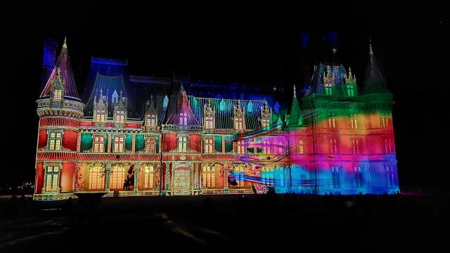 Spectacle Sur La Facade Du Chateau De Trevarez Noel A Trevarez 2022 Jean Philippe Rivier